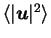 $\langle \vert{\mbox{\boldmath$u$}}\vert^2 \rangle$