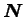 ${\mbox{\boldmath$N$}}$